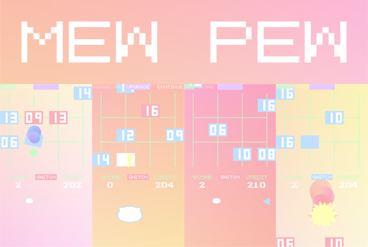 Mew Pew and screenshots